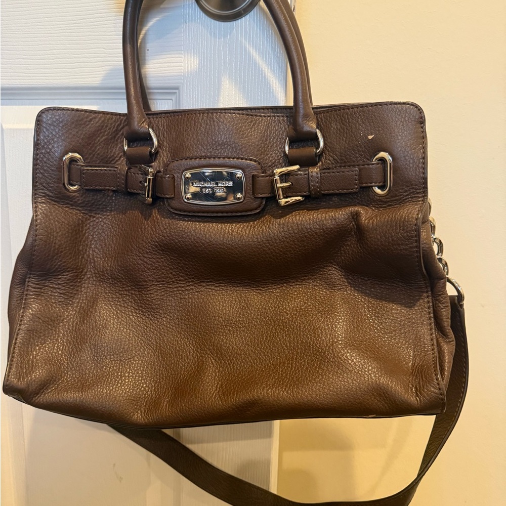 Brown Leather Handbag